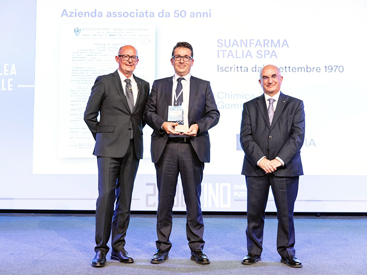 SUANFARMA Italia in Confindustria Trento da oltre 50 anni